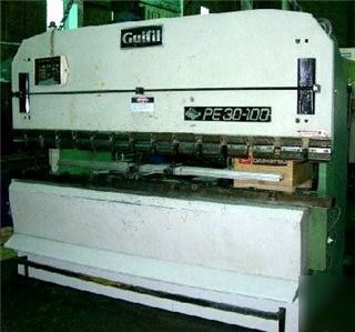 110 ton x 10' guifil hydraulic press brake