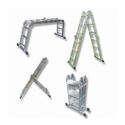 12' extension folding aluminum multi ladder free ship