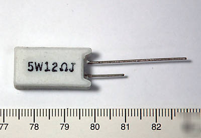 25 pcs cement resistor sqm radial type 5W 5% taiwan
