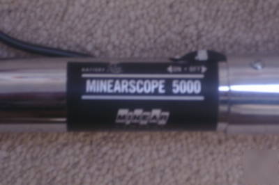 Acoustical leak detector/locator,minearscope 5000, 