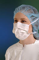 Dupont sierra face mask with elastic headband