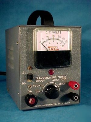 Eico 1020 transistorized power supply