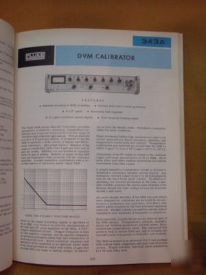 Fluke vintage 1971 test & measurement catalog 196 pages