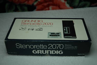 Grundig stenorette 2070 dictaphone boxed