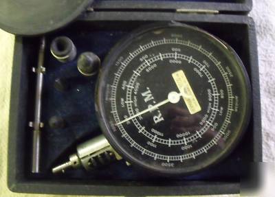 Herman h. sticht model j hand tachometer