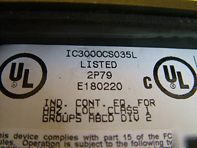 Horner mini ocs control station IC3000CS035L working