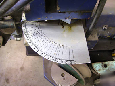 Hydraulic exhaust pipe bender