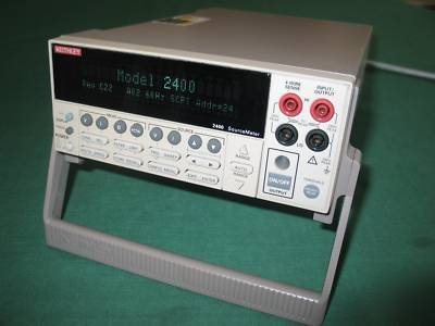 Keithley 2400 source meter with manuals