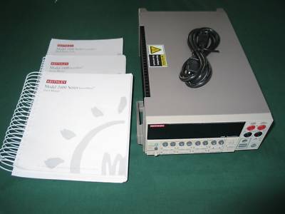 Keithley 2400 source meter with manuals