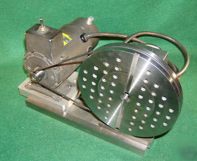 Motorized grinding spin fixture work head