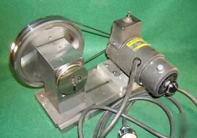 Motorized grinding spin fixture work head