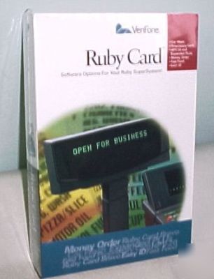 New 2 sealed verifone ruby cards P040-07-506 two cards