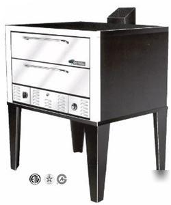 New double deck gas pizza oven peerless CW61 baking