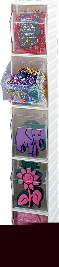 New wise 5 4X6 tip out bins craft small parts storage 