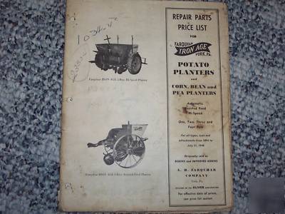 Oliver iron age planter manual