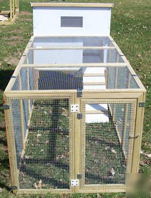 Optional run for chicken coop poultry fowl hen house 