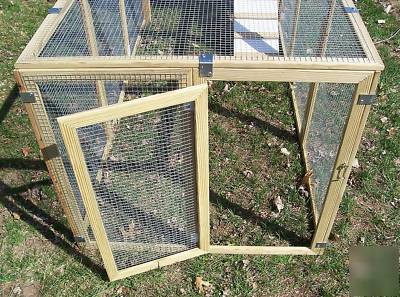 Optional run for chicken coop poultry fowl hen house 