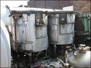500 gal pfaudler double motion grease kettle, 3...