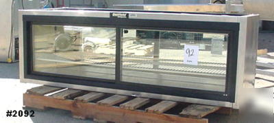 Commercial refrigerated dessert case