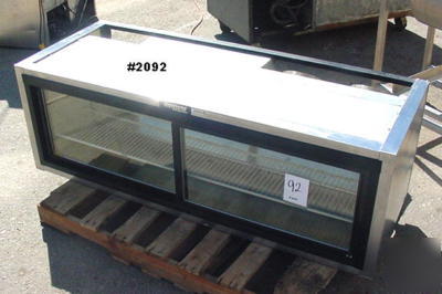 Commercial refrigerated dessert case