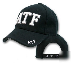 Deluxe atf white embroidered hat