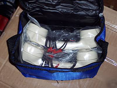 Electricians tools, cable tracer phone set,