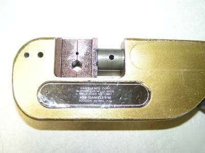 HX4 daniels crimper crimp tool w/ Y206 die, aircraft