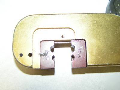 HX4 daniels crimper crimp tool w/ Y206 die, aircraft