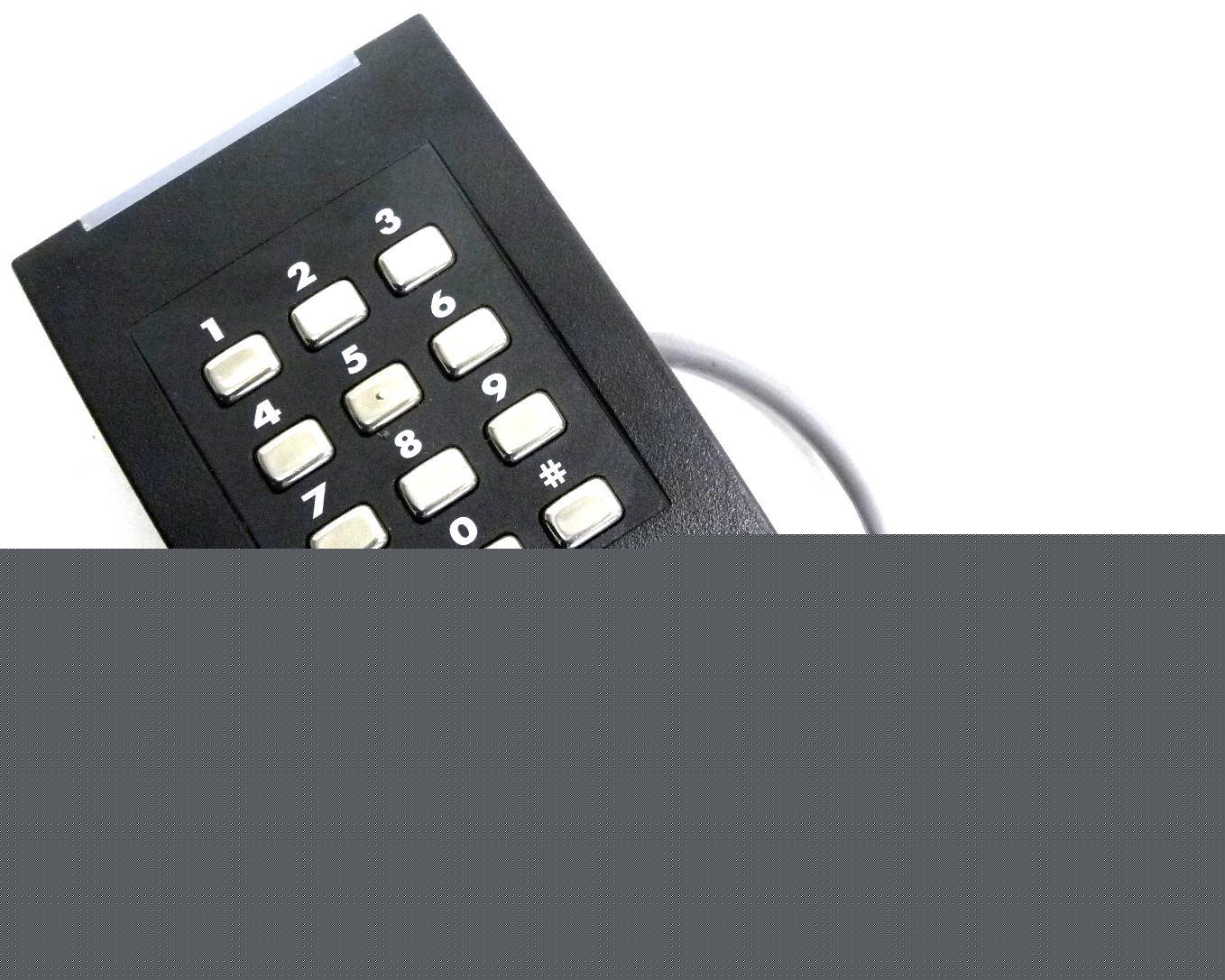 Hid 6130 RK40 iclass proximity keypad smart card reader