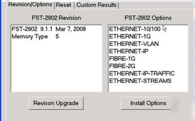 Jdsu fst-2802 acterna tberd ttc t-berd FST2802 ethernet