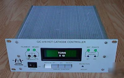 M myers vacuum gic-419 hot cathode controller