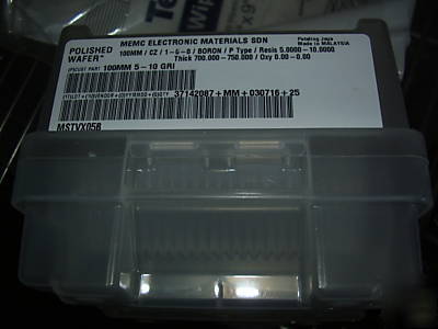 Memc electronic materials 100MM wafer boat and carrier