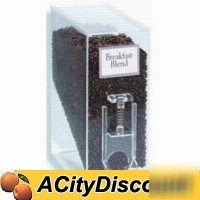 New 5-7 lb whole coffee bean delux dispenser