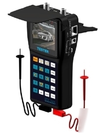 New cctv video camera tester with monitor & multi meter 