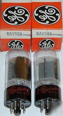 New matched tubes = 2 6AV5GA ge = nos usa