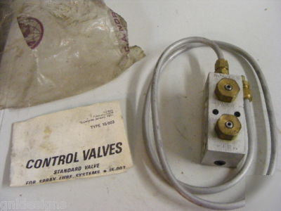 New norgren 15-003-001 control valve spray lube systems