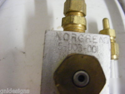 New norgren 15-003-001 control valve spray lube systems