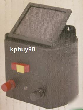 Solar powered electric fence 5 mile livestock charger