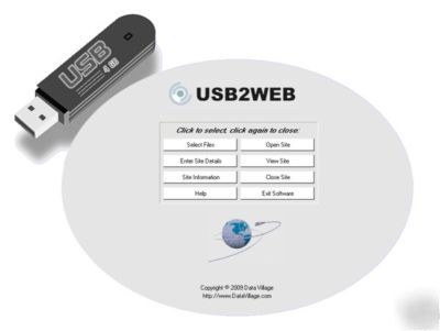 Usb flash drive card web publishing utility, free demo