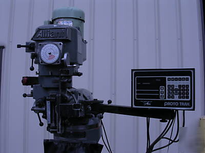 Used alliant 2-axis cnc mill with prototrak controls