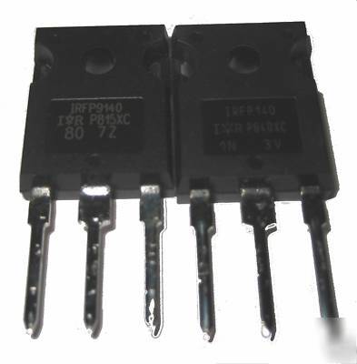4X mosfets IRFP140/IRFP9140 from ir