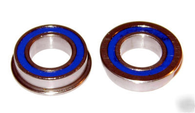 (10) MF148-2RS flanged bearings,MR148, 8 x 14 mm,abec-5