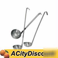 10DZ stainless 2 piece ladles 1.5 ounce 10.5 handle
