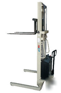 Ep semi-electric walkie straddle pallet stacker lift