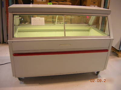 Hussman ice cream freezer display self contained low te