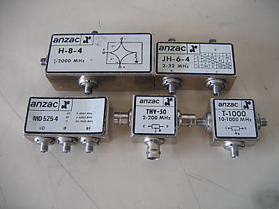 Lot of anzac power dividers / couplers / mixers 