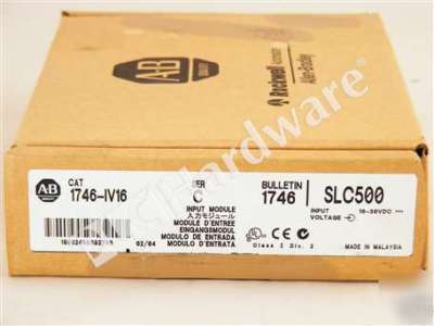 New * * allen bradley 1746-IV16 /c 1746IV16 input module