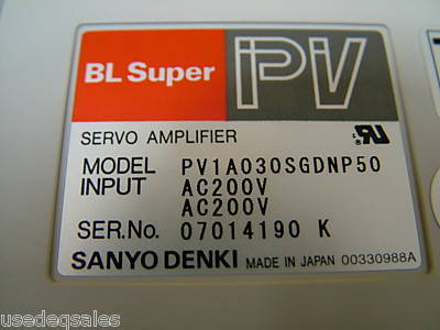New sanyo denki bl super servo drive PV1A030SGDNP50 