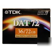 New tdk 4MM dds-5 170M 36/72GB DAT72 dat 72 - 10PK