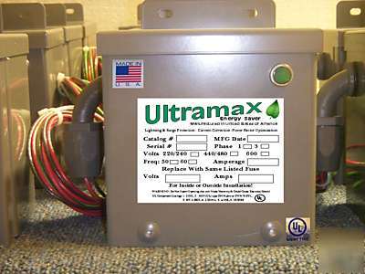 Ultramax kvar improved home energy saver 200AMP 120/240